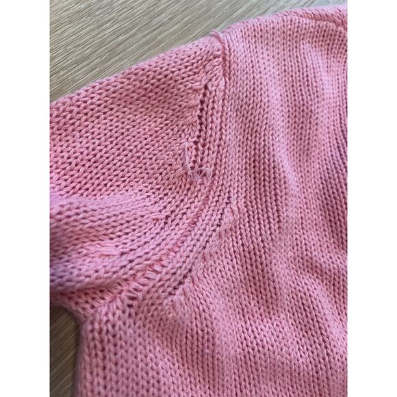 Simply Southern BUNDLE Pink Sun Kissed/Beach Babe Embroidered Vneck Sweater S/M - Picture 5 of 7